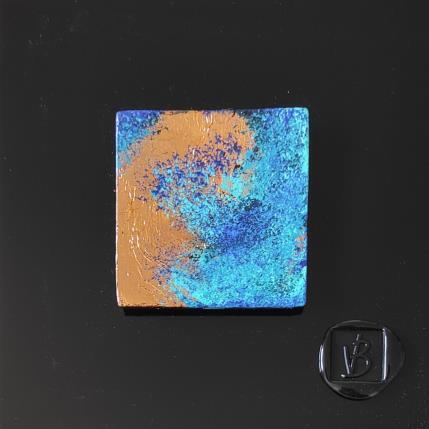 Peinture Tucson par Bauquel Véronique | Tableau Abstrait Acrylique, Bois, Collage, Métal, Résine Minimaliste