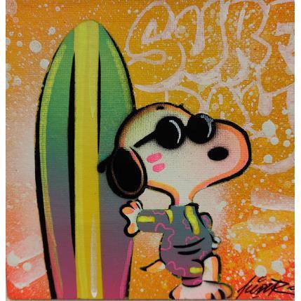 Painting Snoopy surf by Kedarone | Painting Pop-art Acrylic, Graffiti Pop icons