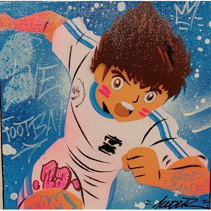 Peinture Captain Tsubasa par Kedarone | Tableau Pop-art Acrylique, Graffiti Icones Pop