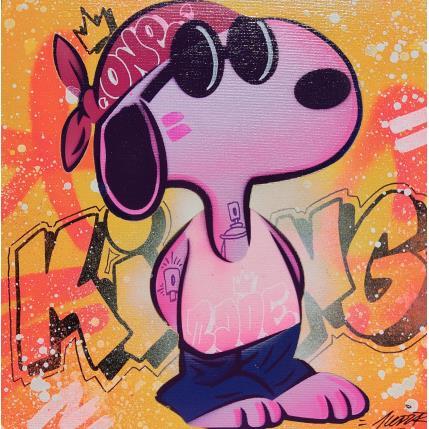 Painting Snoopy cool pop by Kedarone | Painting Street art Acrylic, Graffiti Pop icons