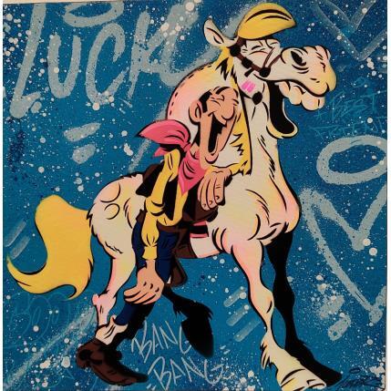 Peinture Lucky Friend par Kedarone | Tableau Street Art Acrylique, Graffiti Icones Pop