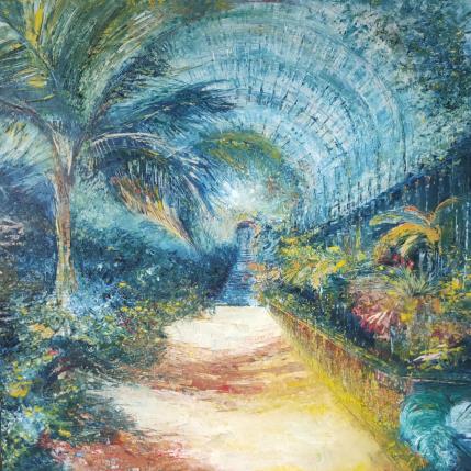 Peinture Jardin d'hiver par Levesque Emmanuelle | Tableau  Huile