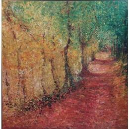 Peinture La lumière du feuillage par Levesque Emmanuelle | Tableau  Huile