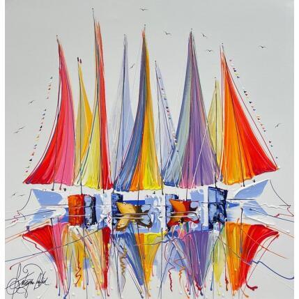 Peinture Couleurs en pleine mer par Fonteyne David | Tableau Figuratif Acrylique