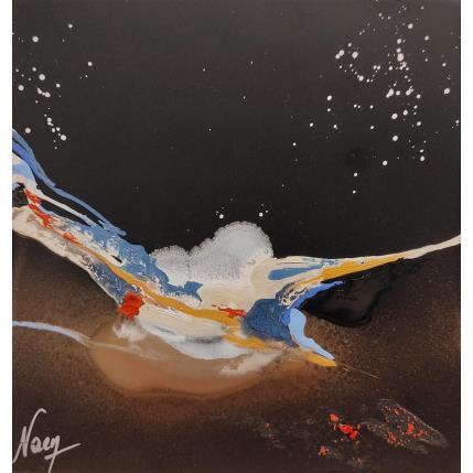 Peinture C2910 par Naen | Tableau Abstrait Acrylique, Encre Minimaliste