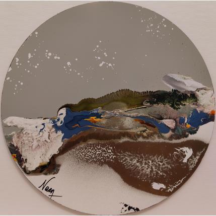 Peinture C2891 par Naen | Tableau Abstrait Acrylique, Encre Minimaliste