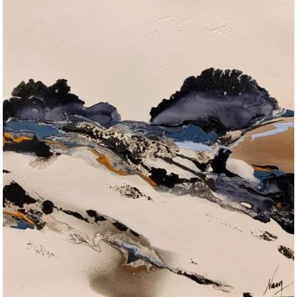 Peinture C2941 par Naen | Tableau Abstrait Acrylique, Encre Minimaliste