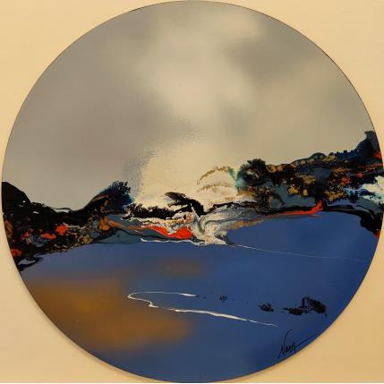 Peinture C2959 par Naen | Tableau Abstrait Acrylique, Encre Minimaliste