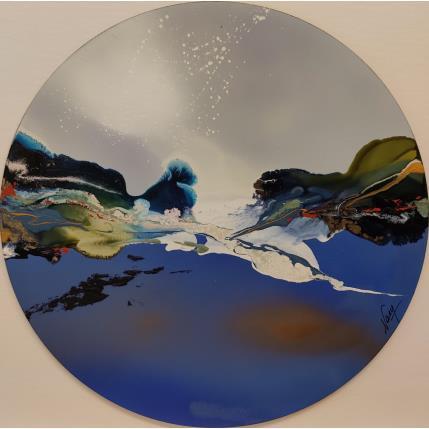 Peinture C2958 par Naen | Tableau Abstrait Acrylique, Encre Minimaliste