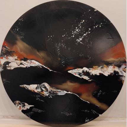 Peinture 862 par Naen | Tableau Abstrait Acrylique, Encre Minimaliste