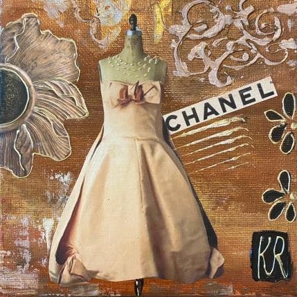 Peinture Coco par Romanelli Karine | Tableau Figuratif Acrylique, Collage, Papier, Pastel, Posca Mode