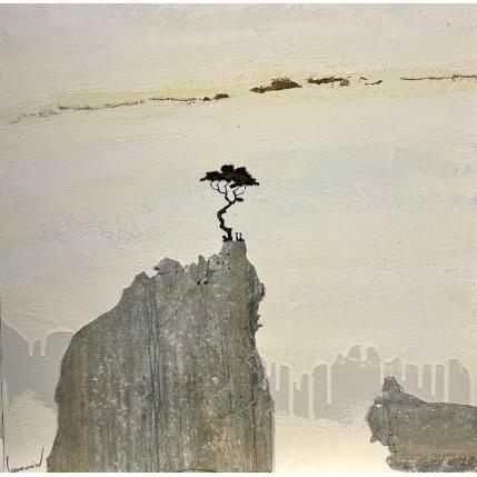 Gemälde La danse du vent A 373 von Lemonnier  | Gemälde Materialismus Acryl, Zinc Landschaften