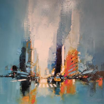 Peinture Silent Walk par Castan Daniel | Tableau Figuratif Huile