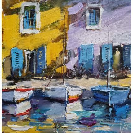 Peinture Pier par Joro | Tableau Figuratif Huile Urbain