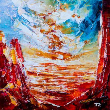 Peinture Arizona sunset 1 par Reymond Pierre | Tableau Figuratif Huile Nature, Paysages