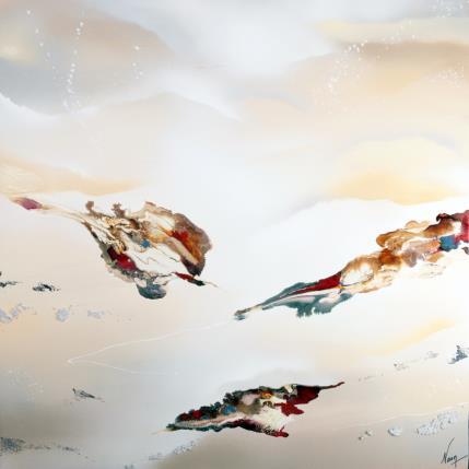 Peinture 895 par Naen | Tableau Abstrait Acrylique, Encre