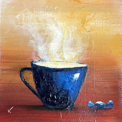 Peinture chaud par Vinnie | Tableau Figuratif Huile