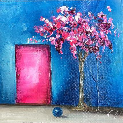 Painting a l'abris by Vinnie | Painting Figurative Oil