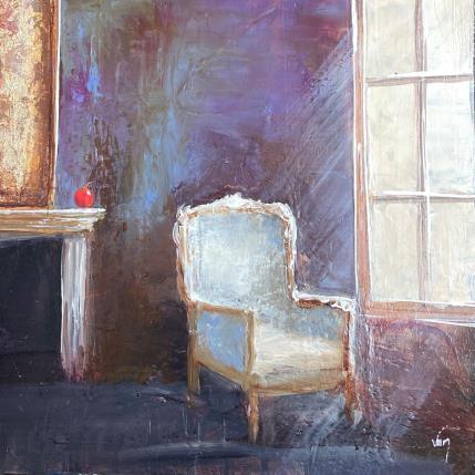 Gemälde croquer la pomme  von Vinnie | Gemälde Figurativ Öl Pop-Ikonen