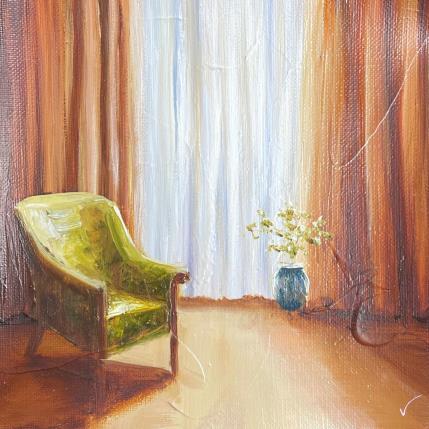 Peinture asseyez vous  par Vinnie | Tableau Figuratif Huile