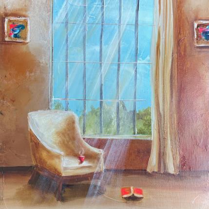 Gemälde occupée von Vinnie | Gemälde Figurativ Öl