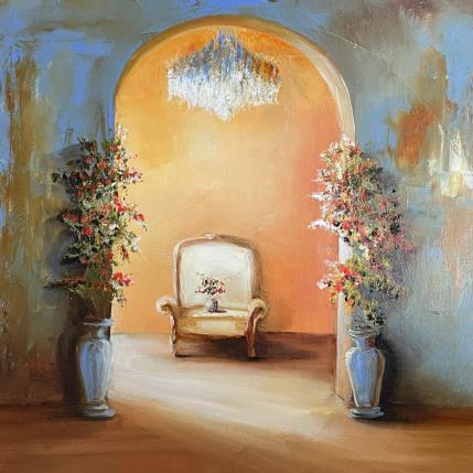 Peinture quiétude par Vinnie | Tableau Figuratif Huile