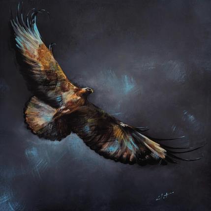 Peinture Le roi du ciel  par CLOT | Tableau Figuratif Acrylique Animaux