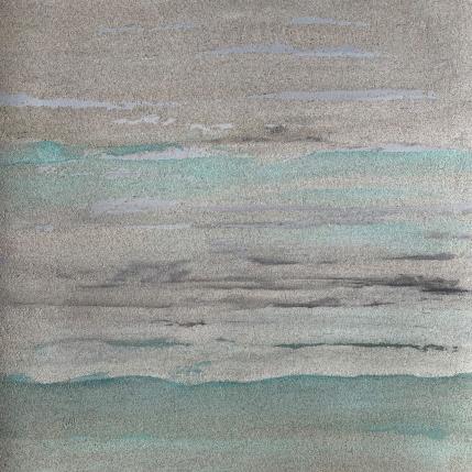 Peinture Carré pour toi 9 par CMalou | Tableau Matiérisme Sable Minimaliste