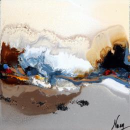 Painting C2864 by Naen | Painting Abstract Acrylic, Ink