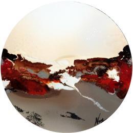 Peinture C2994 par Naen | Tableau Abstrait Acrylique, Encre