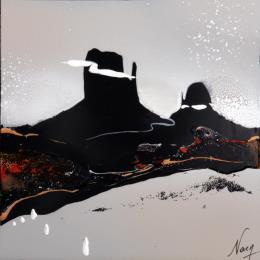 Painting C3130 by Naen | Painting Abstract Acrylic, Ink Pop icons