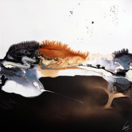 Painting C2961 by Naen | Painting Abstract Acrylic, Ink