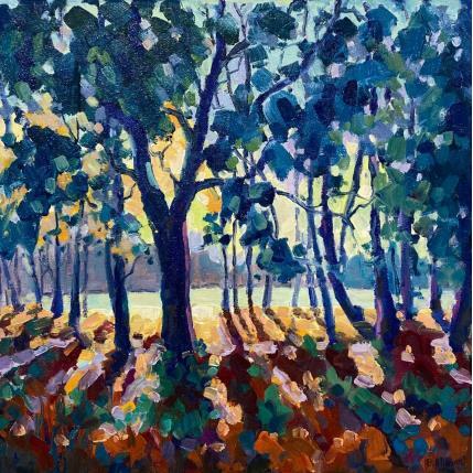 Peinture Sous-bois, golfe du Morbihan par Aliamus Béatrice  | Tableau  Huile