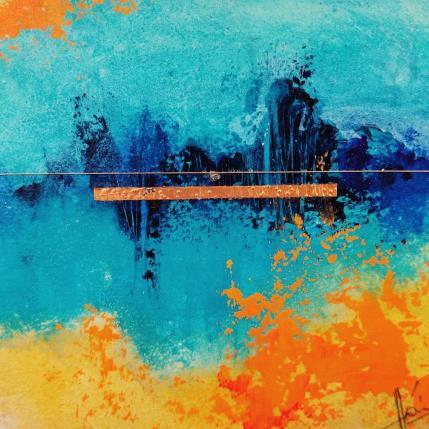 Peinture Abstraction #3080 par Hévin Christian | Tableau Abstrait Acrylique, Huile, Pastel Minimaliste