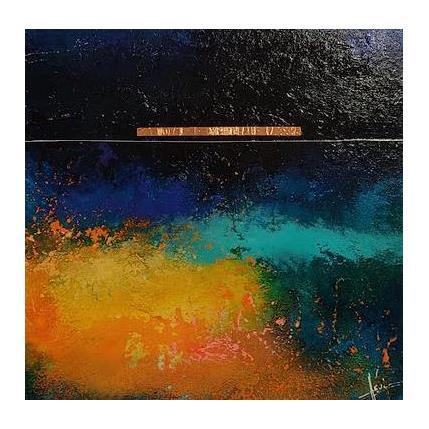 Peinture Abstraction #3089 par Hévin Christian | Tableau Abstrait Acrylique, Huile, Pastel Minimaliste