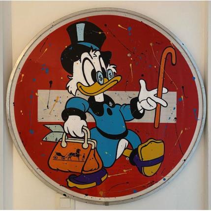 Peinture Départ en weekend par Marie G.  | Tableau Pop-art Acrylique, Collage Icones Pop