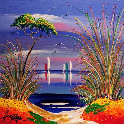Peinture Vagues et désirs par Fonteyne David | Tableau Figuratif Acrylique