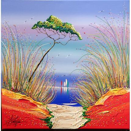 Peinture Viens m'aimer ici par Fonteyne David | Tableau Figuratif Acrylique