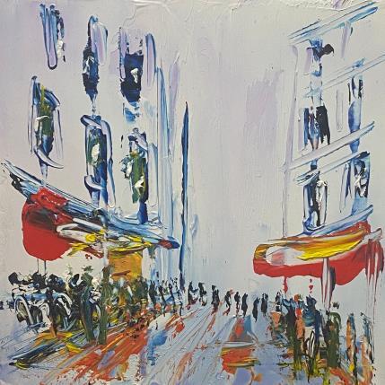 Peinture En ville par Raffin Christian | Tableau Figuratif Huile Urbain