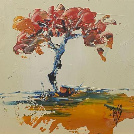 Peinture Orangé par Raffin Christian | Tableau Figuratif Huile Nature