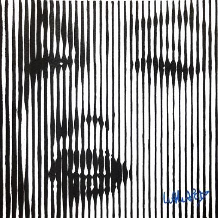 Painting Monroe lignes  by Wawapod | Painting Pop-art Acrylic, Posca Pop icons