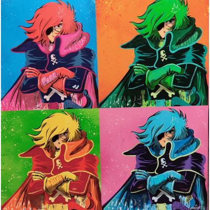 Peinture Albator Pop par Kedarone | Tableau Street Art Acrylique, Graffiti Icones Pop