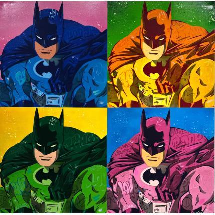 Peinture Batman Pop par Kedarone | Tableau Pop-art Acrylique, Graffiti Icones Pop