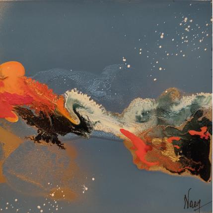 Peinture C2931 par Naen | Tableau Abstrait Acrylique, Encre Minimaliste