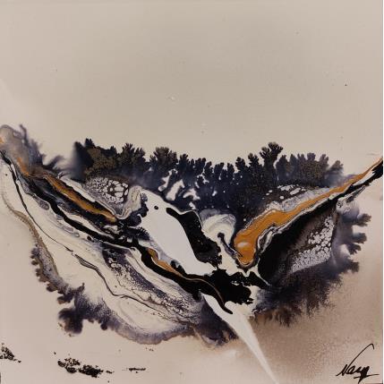 Peinture C2989 par Naen | Tableau Abstrait Acrylique, Encre Minimaliste