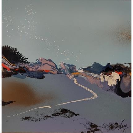 Peinture C2943 par Naen | Tableau Abstrait Acrylique, Encre Minimaliste