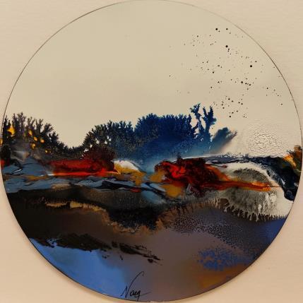 Peinture C2973 par Naen | Tableau Abstrait Acrylique, Encre Minimaliste