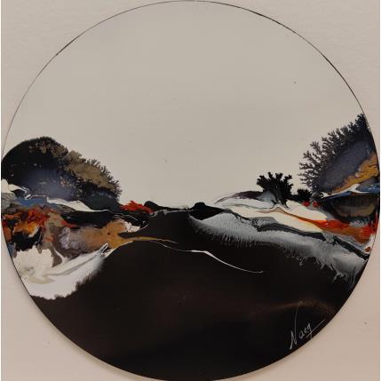 Peinture C2967 par Naen | Tableau Abstrait Acrylique, Encre Minimaliste