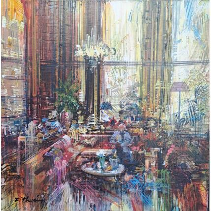 Painting Une après midi idéale by Frédéric Thiery | Painting Figurative Acrylic Life style