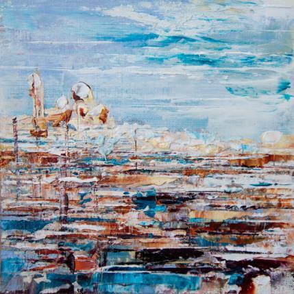 Peinture Paris butte Montmartre #3 par Reymond Pierre | Tableau Figuratif Huile Paysages, Urbain